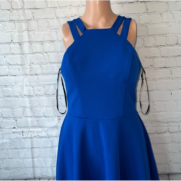 B. Smart Dark Blue Strapped Sleeveless dress size 9 - Picture 2 of 15